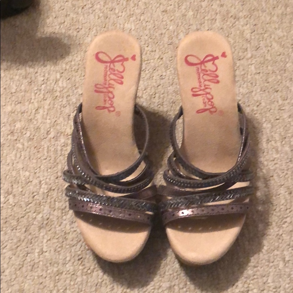 Jelly pop memory foam wedges